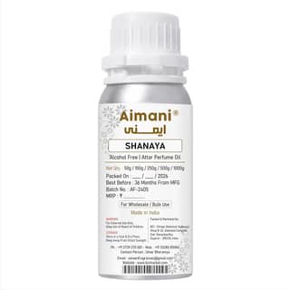 Aimani Shanaya Perfume Attar Oil 25ml | Long Lasting Alcohol-Free Fragrance | Premium Unisex Attar for Men & Women