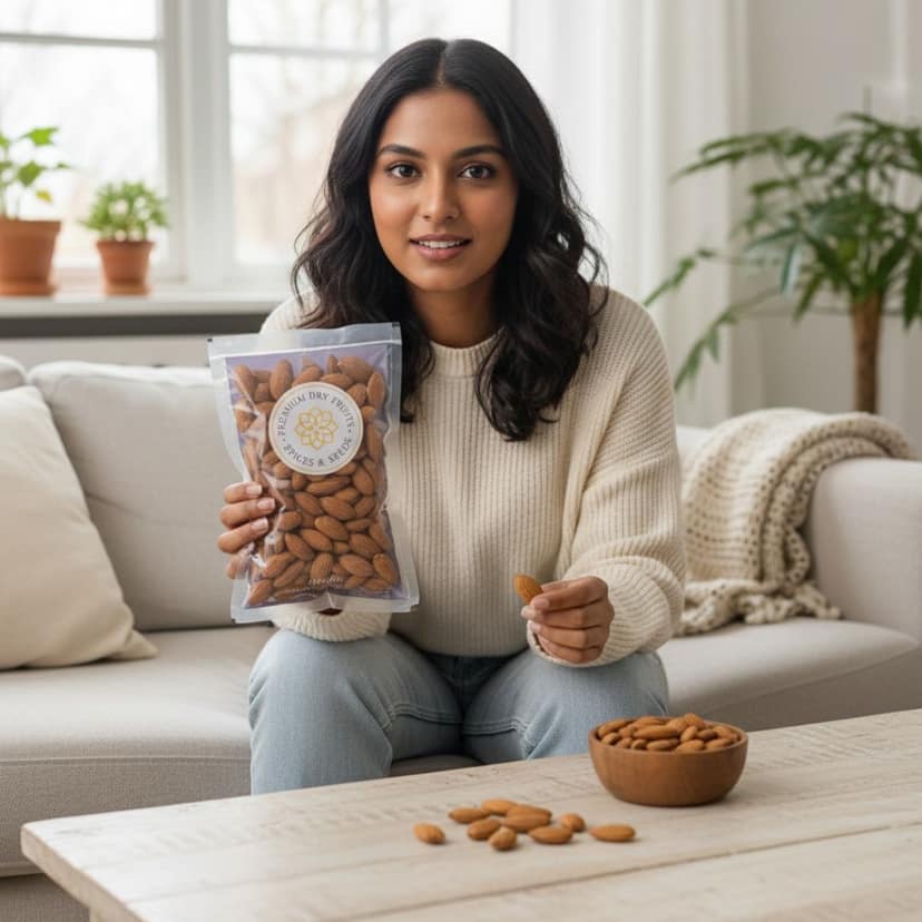 Rasda California Almonds - 100g view 4