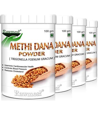 Rawmest 100% Pure Methi Dana Powder For Hair Care 400gm