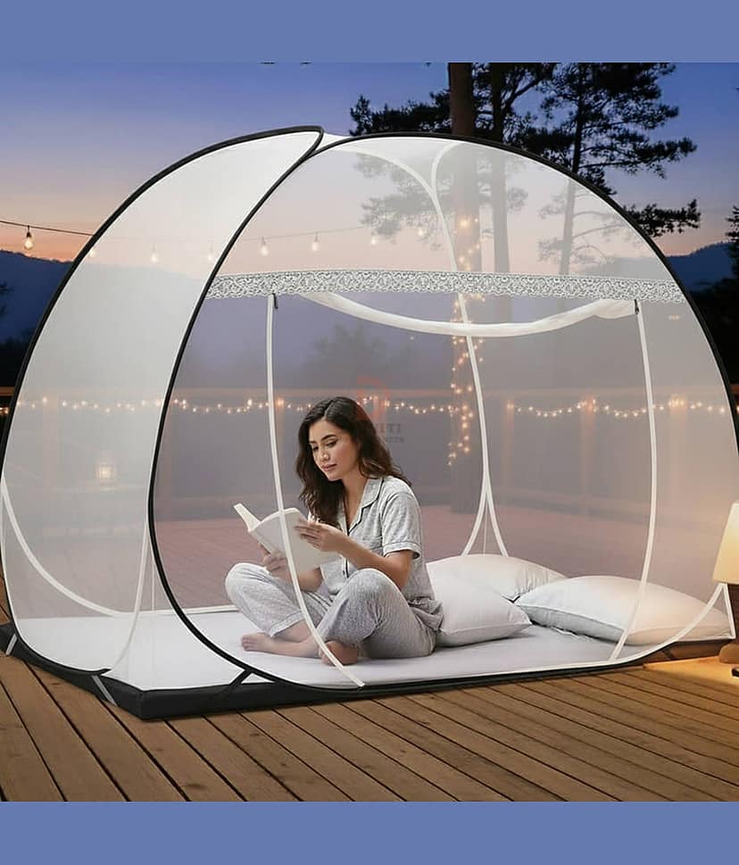 didhiti - Yellow Polycotton Foldable Mosquito Net ( Pack of 1 )