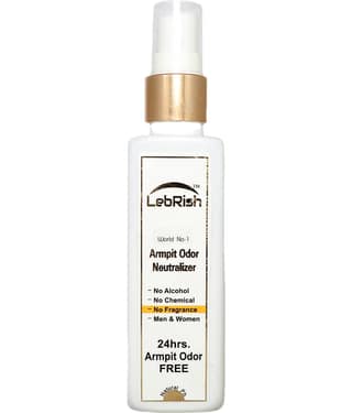 LebRish - Armpit Odor Neutralizer (Zero Fragrance) Deodorant Spray for Unisex 100 ml ( Pack of 1 )