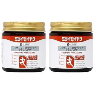 ELHAE Japanese Soothing Joint & Muscle Massage Gel | Topical Herbal Relief with Mugwort, Hyaluronic Acid & Ajinoglucose | Cooling Formula for Back, Knee, Neck, Shoulder | Pack Of 2 x 100g