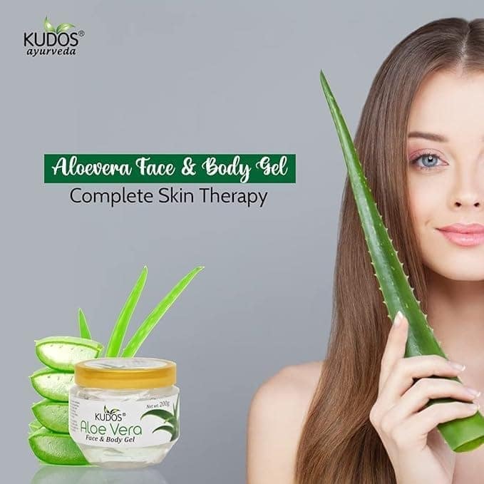 Kudos AloeVera Face & Body Gel 200gm, Face Body Gel for Skin, Moisturizing, Skin for All Skin Type view 5