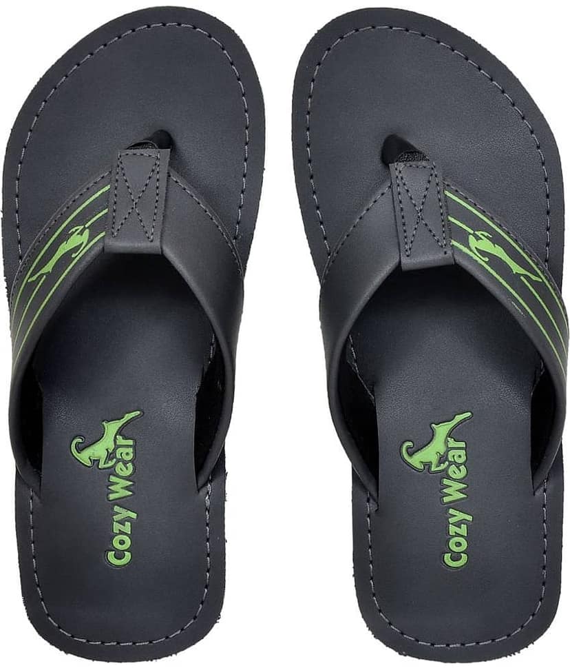 Cozy Wear Gray Thong Flip Flop view 2