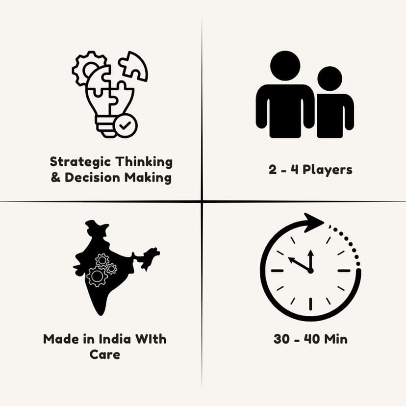 Aadu Huli (3 & 4) - Traditional Board Game (pack of 2) view 2