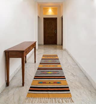 Handcrafted Cotton Panja Dari Floor Runner