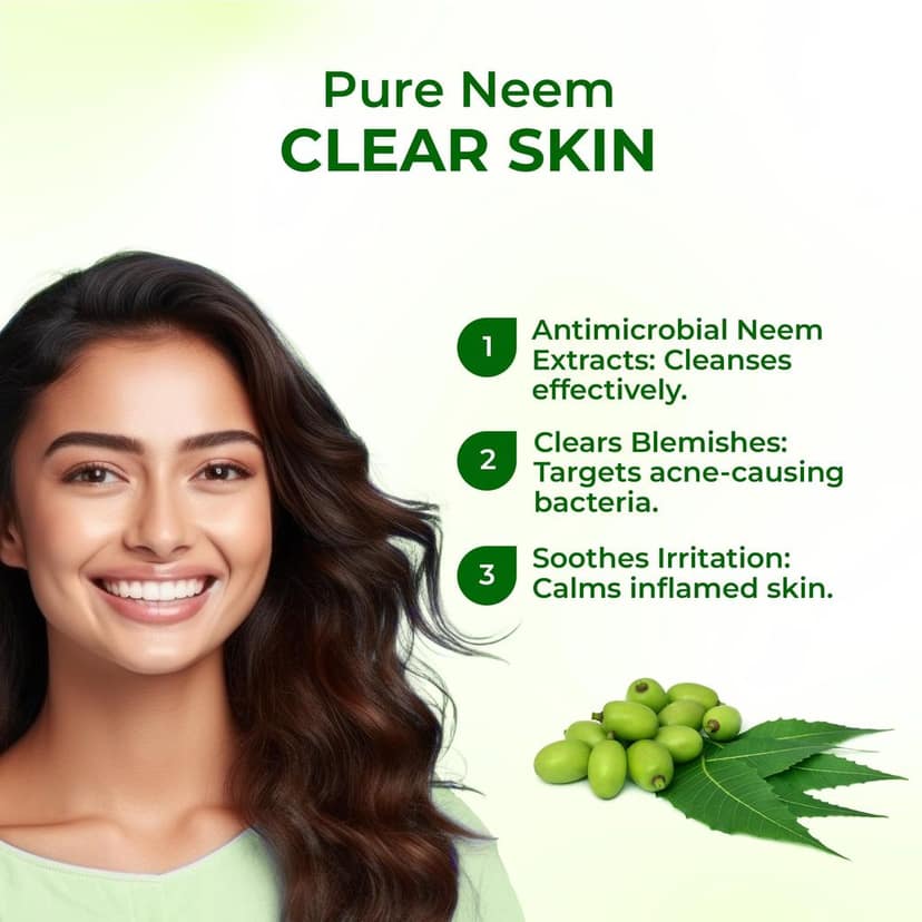Elois Neem Purifying Face Wash Deep nourishment and Hydration for Radiant Skin Naturally, Remove Excess Oil, For Men & Women 100gm view 4