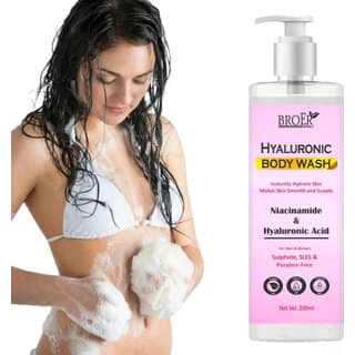 Broer Hyaluronic Body Wash with Niacinamide for Deep Moisture Radiance Shower Gel (200 ml)