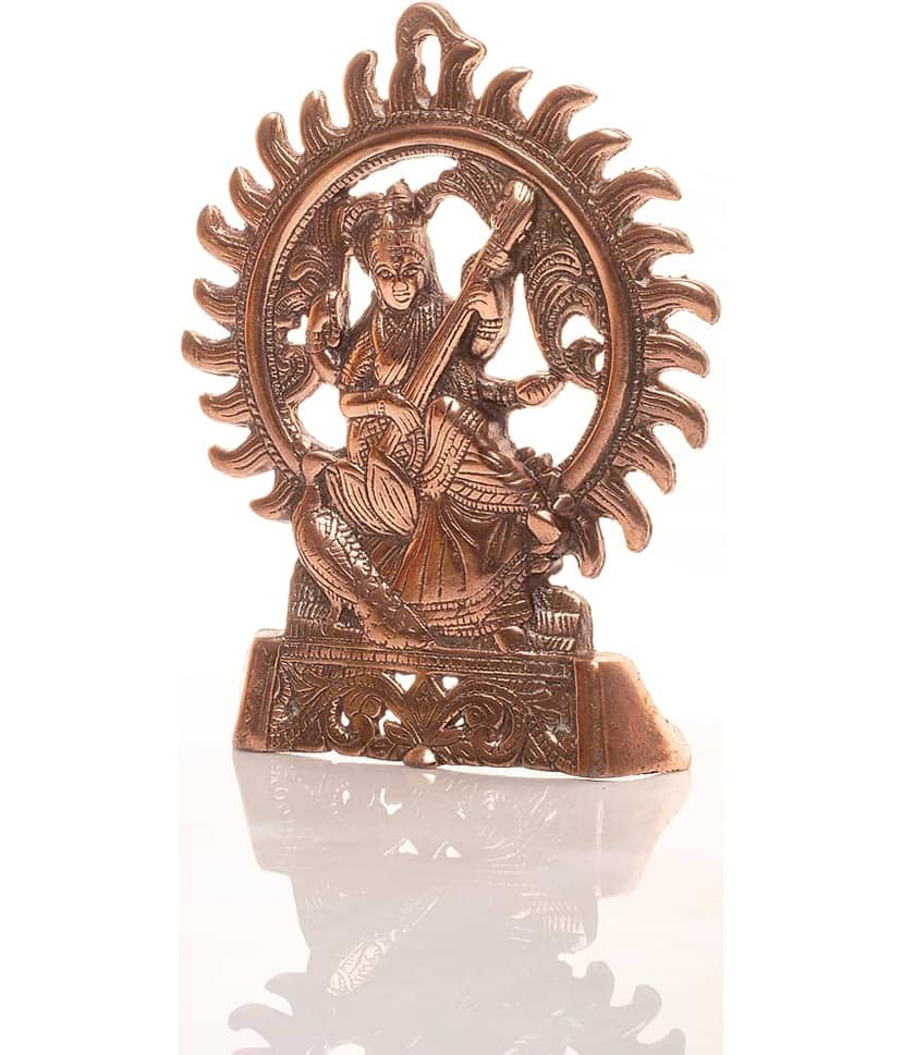 Fashion Bizz Wall Hanging Surya Kiran Saraswati Decorative Showpiece view 2