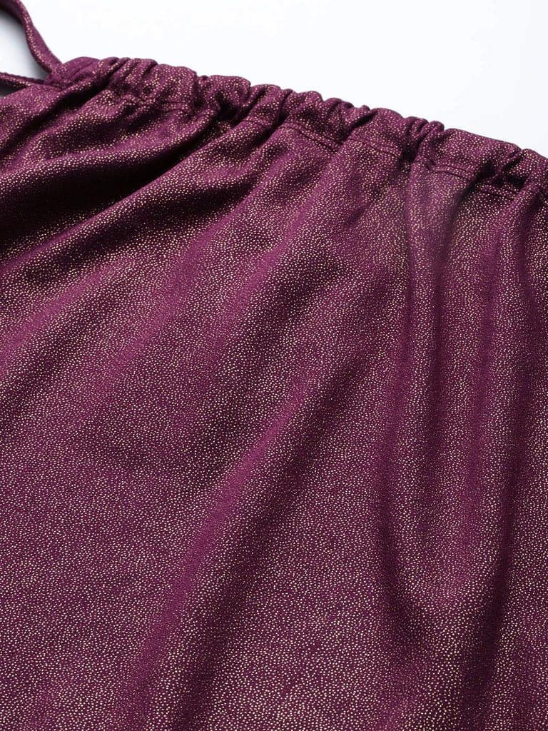 Purple Shoulder Strap Top view 2