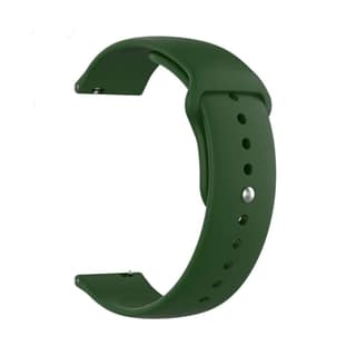 Dark Green Silicone Strap - 20/22 MM Dark Green Silicone Strap - 20/22 MM - 22 MM