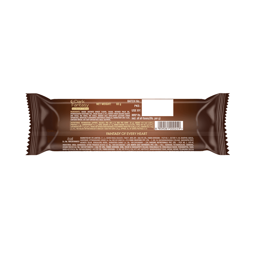 Sunfeast Dark Fantasy Cr me | Made With Real Chocolate view 2