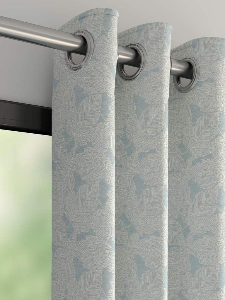 DDECOR - 100% Polyester Window 5 Ft|135 CM X 160 CM| - Blue view 2