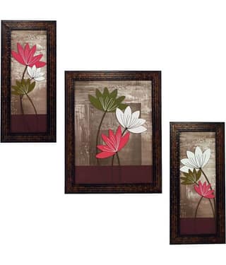 Indianara - Floral Painting With Frame