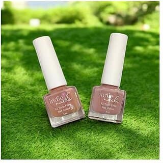 Nail Polish Set for Women Long-Lasting High Shine Nail Paint Combo Vegan and Cruelty-Free 3 Bright Vibrant Shades Quick Dry Nail Polish Set (Shimmer Blush Pack of 2)