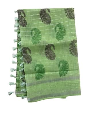 Linen Cotton Saree