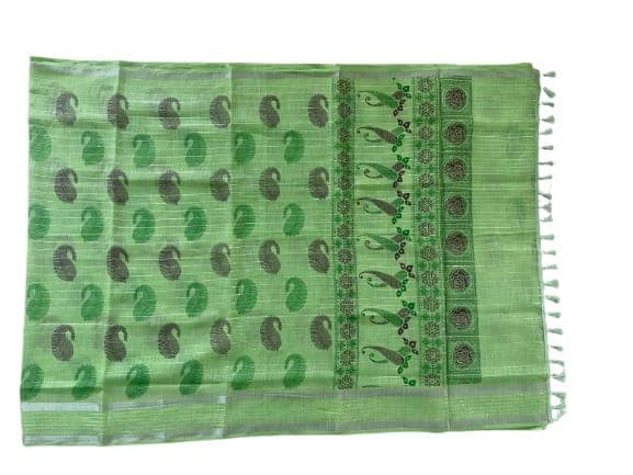 Linen Cotton Saree view 4