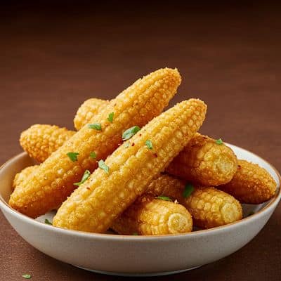 Golden Fried Baby Corn