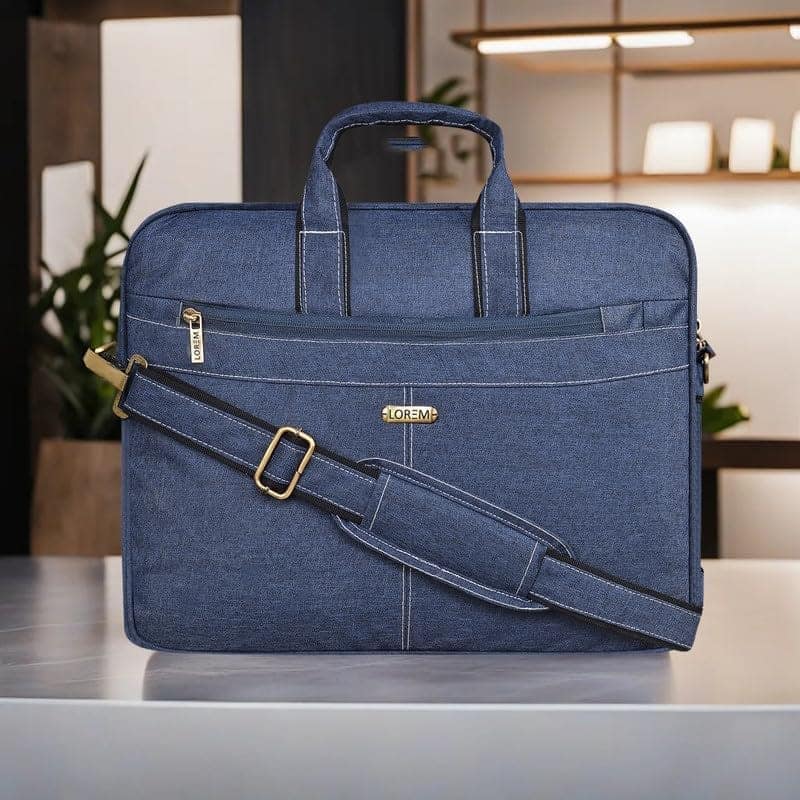 LOREM 10L Faux Leather Messenger Bag For Men & Women-UF view 2