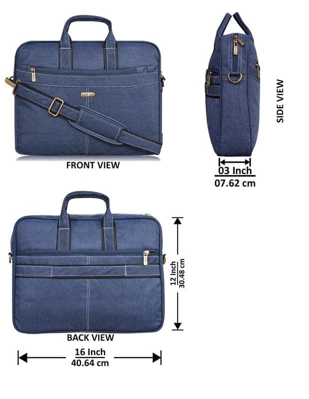 LOREM 10L Faux Leather Messenger Bag For Men & Women-UF view 3