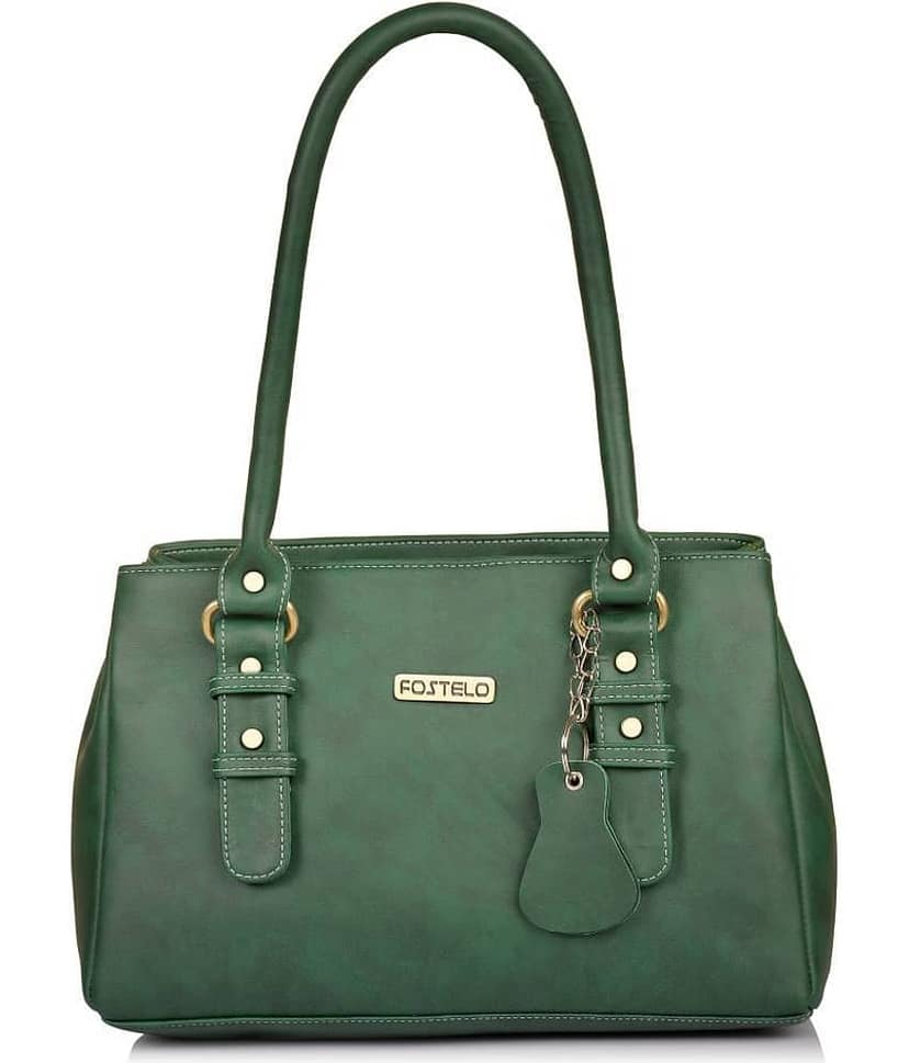 Fostelo - Green PU Shoulder Bag