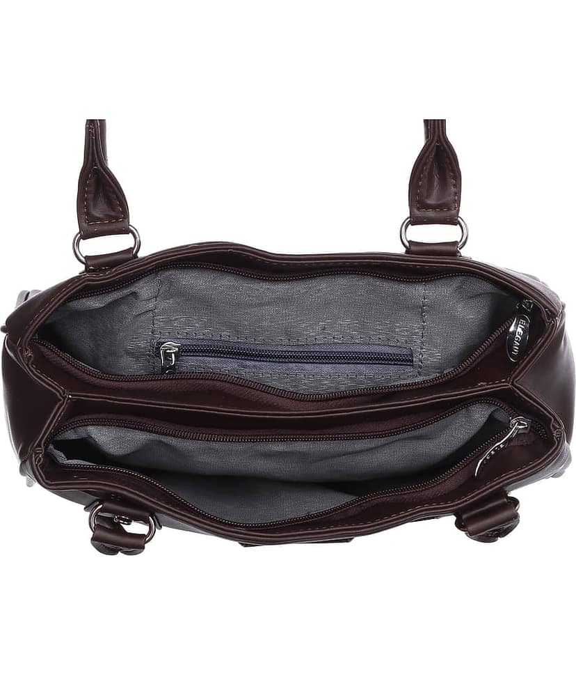 Elegant Shoulder Bag PU Set of 1 ( Brown ) view 2