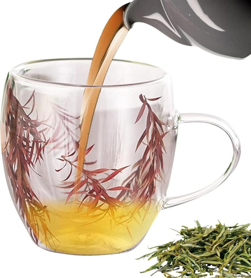 Wholesale Item - DOUBLE WALL GLASS MUG 250 ML - MOQ 11 Pieces