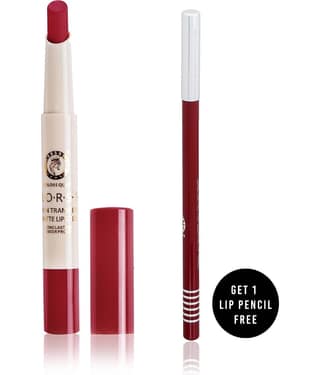 Colors Queen Kiss Proof Matte Lipstick Indian Red Pack of 2 2.1 g