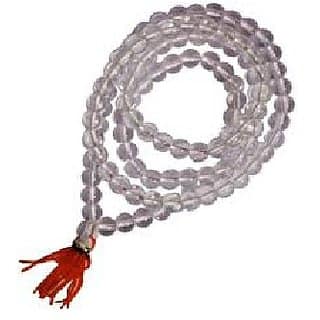 Stone Beautiful Sphatik Mala for Women Men by Ceylonmine
