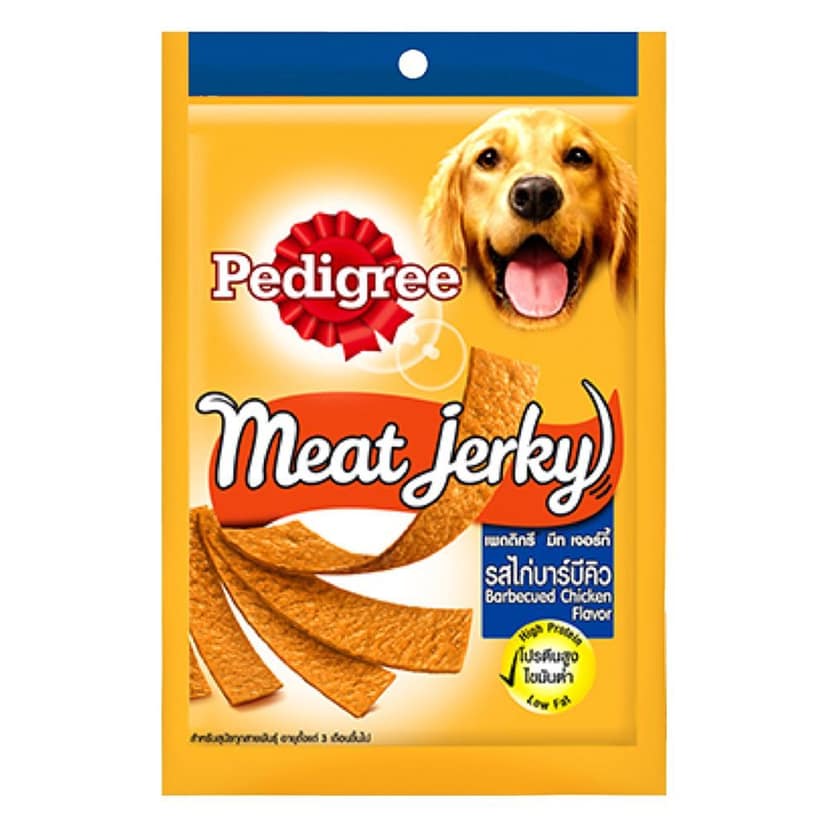Pedigree Meat Jerky Adult Dog Treat Barbecued Chicken 80 gms Combo view 2