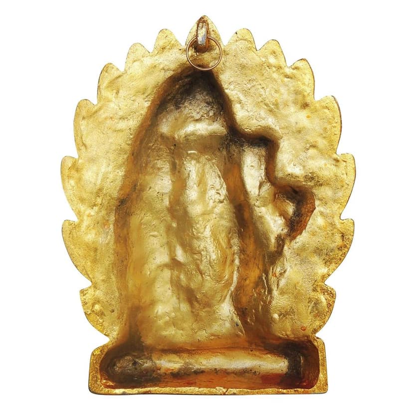 Aluminium Wall Hanging Radha Krishna Meena Work Showpiece, Height : 9 Inch (ASMAS451 M) view 4
