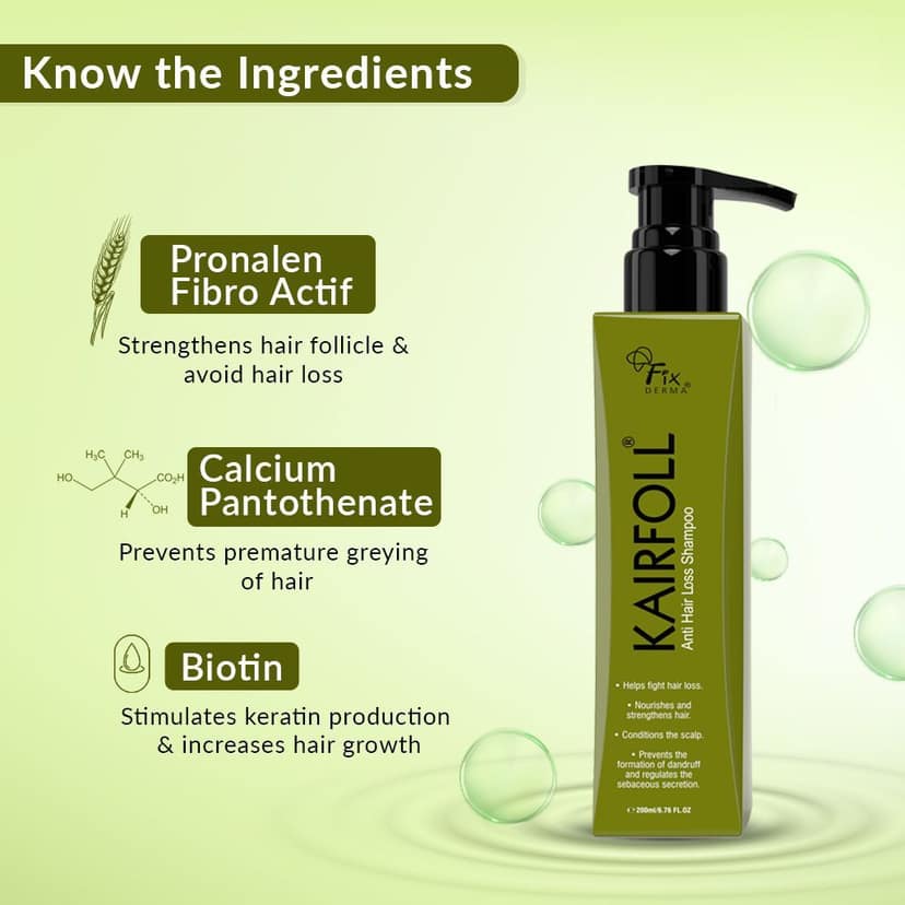 Fixderma Kairfoll Anti Hair Loss Shampoo view 5