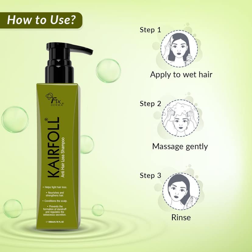 Fixderma Kairfoll Anti Hair Loss Shampoo view 6