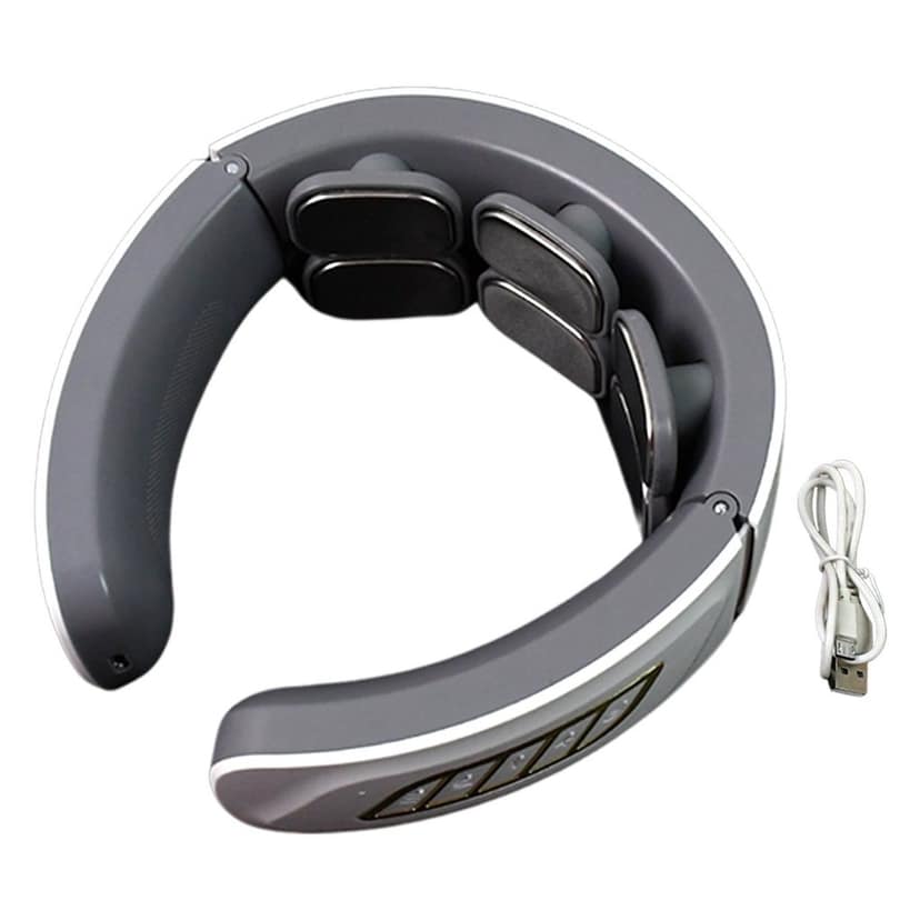 6 Heads Smart Electric Neck and Back Pulse Massager Wireless (1 Pc) view 5