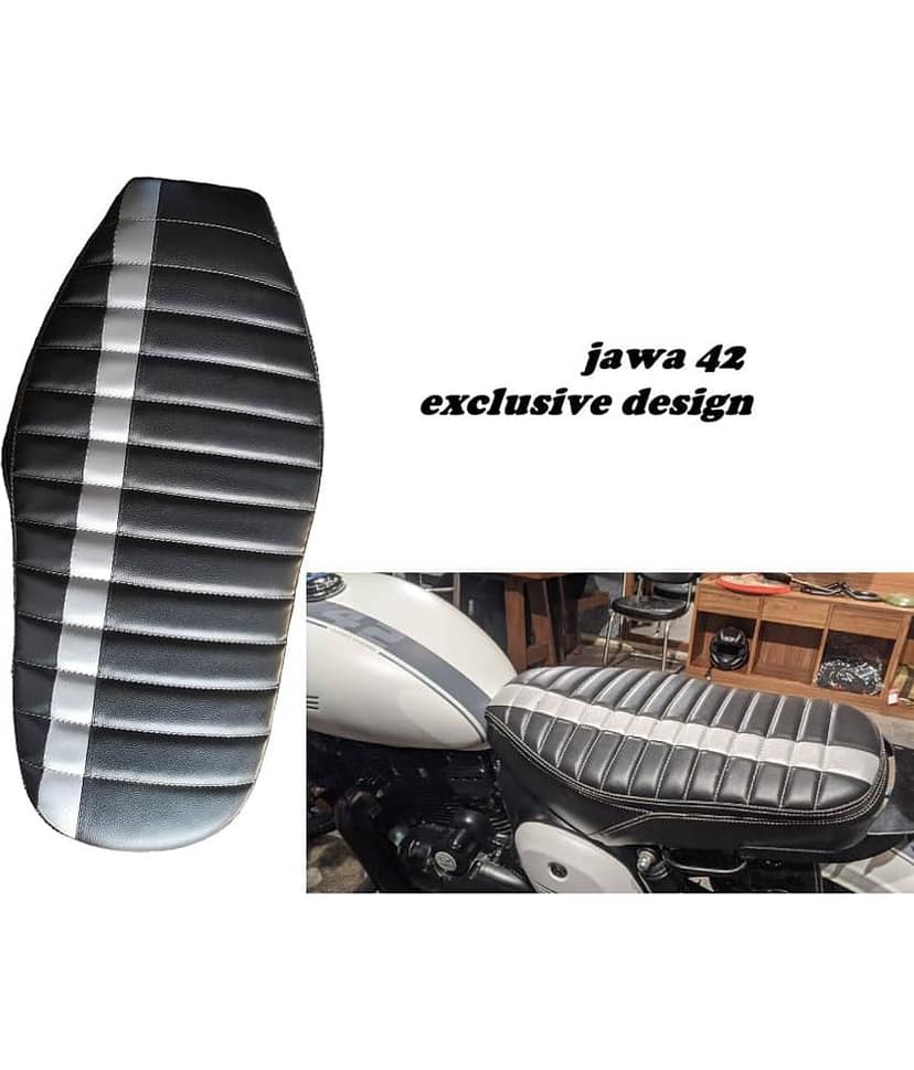 JAWA 42 BIKE SEAT COVER view 2