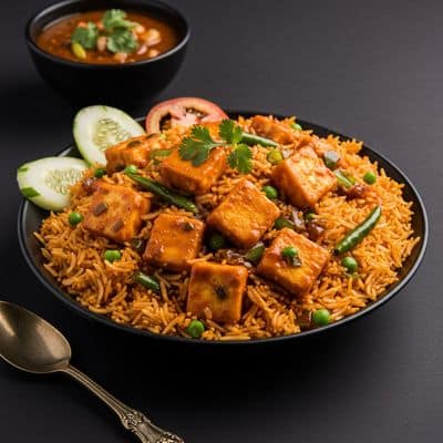 Paneer Manchurian Rice