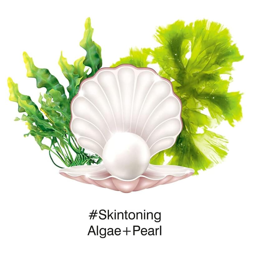 MasKing Bamboo Facial Sheet Mask of Algae & Pearl for Skin Toning Ideal for Women & Men, 20ml each (Pack of 2) view 5