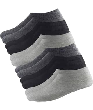 hicode Blended Men's Self Design Multicolor Low Cut Socks ( Pack of 6 )