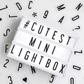 Cinema A4 Size Light Box with Letters, Symbols, Numbers USB Or Battery Powered