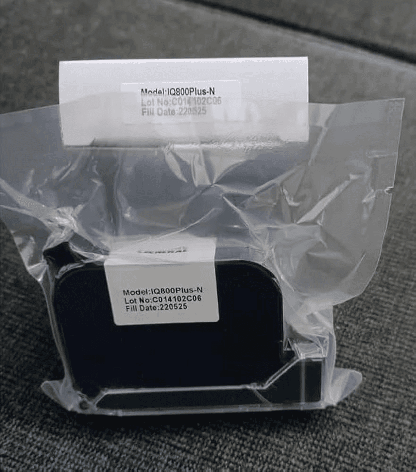 General IQ800 Plus N Black Solvent Printer Ink Cartridge, 12.7mm, Black Solvent Ink Cartridge