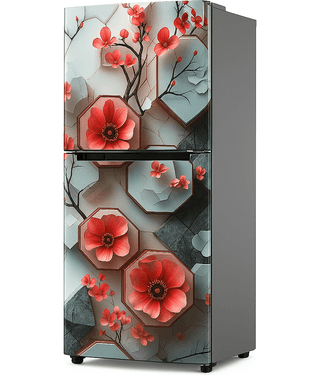 Shopper52 Decorative Wallpaper for Fridge Refrigerator Home and Office Fridge Stickers