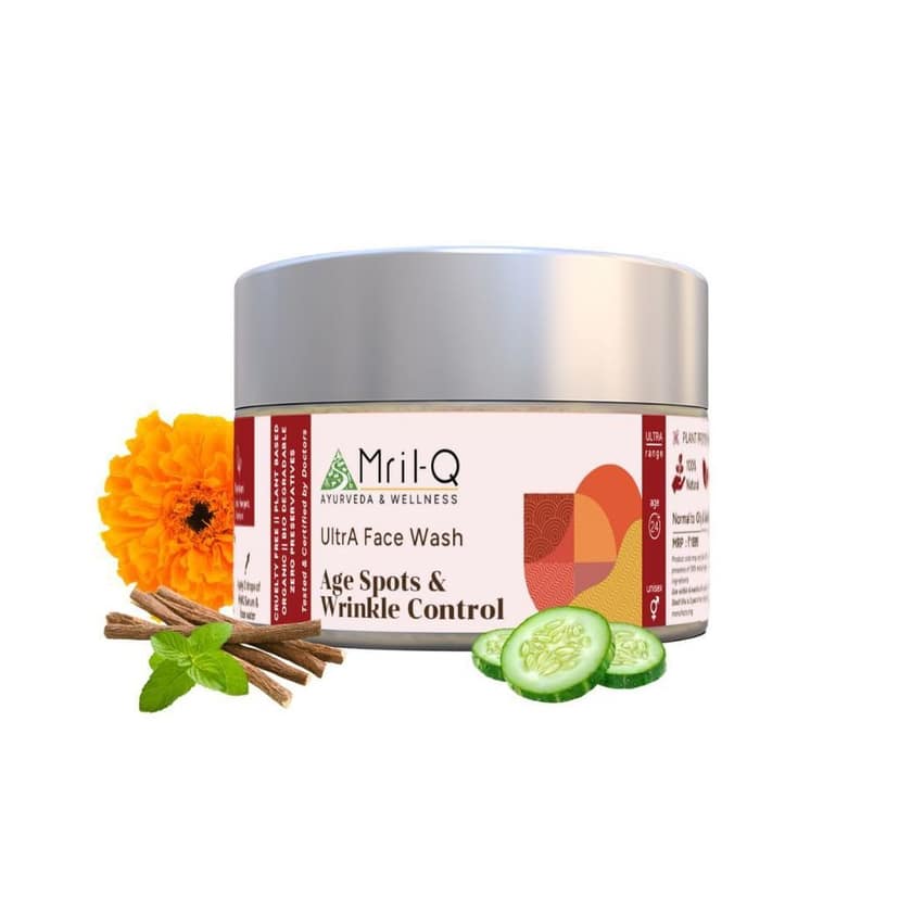 MrilQ Ultra Face Wash | Anti Ageing | Age spots and Hyperpigmentation | Daily Use| Mature Skin