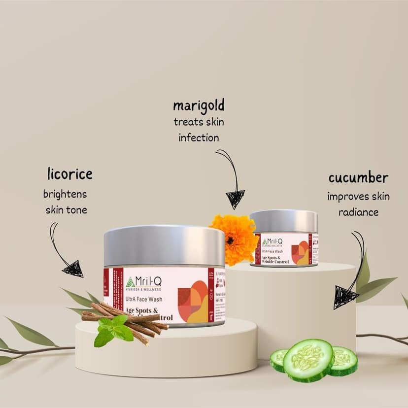 MrilQ Ultra Face Wash | Anti Ageing | Age spots and Hyperpigmentation | Daily Use| Mature Skin view 4