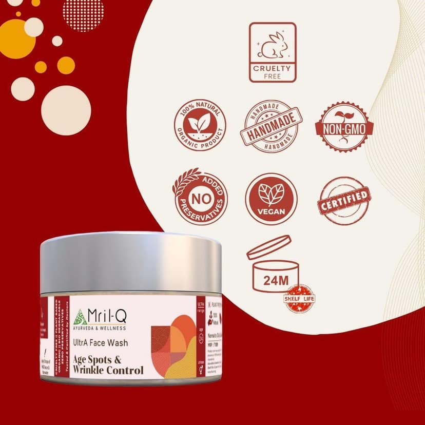 MrilQ Ultra Face Wash | Anti Ageing | Age spots and Hyperpigmentation | Daily Use| Mature Skin view 6