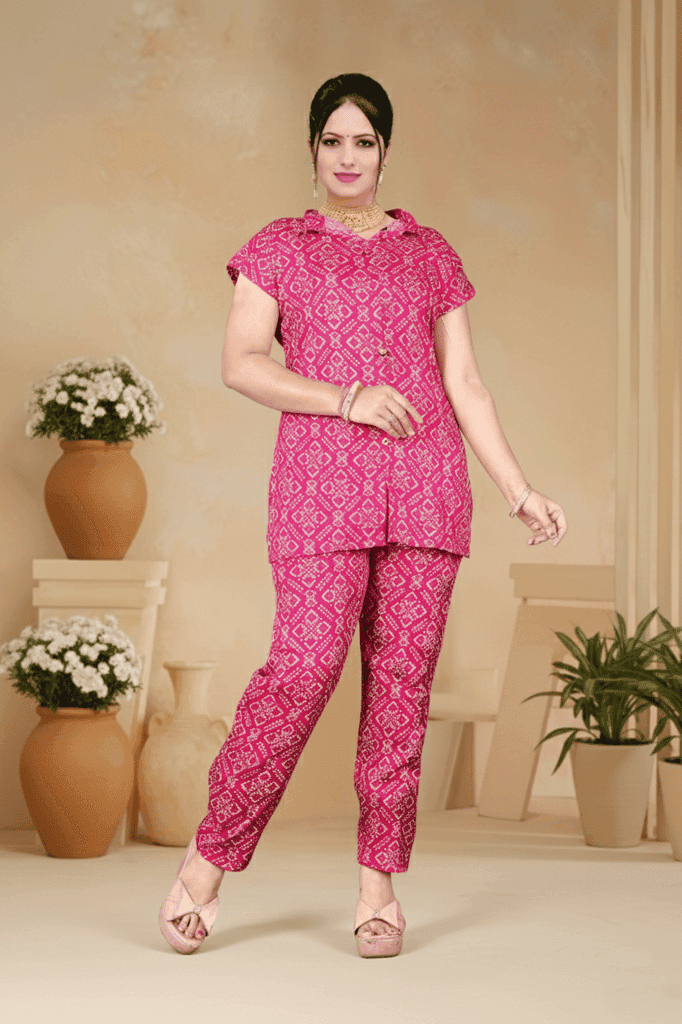 PickCell Delta Fabric Chundai Coord Set for Women view 2