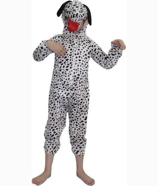 Kaku Fancy Dresses Dog Pet Animal Costume For Kids - Black & White, 3 - 4 Years | Animal Fancy Dress For Boys & Girls
