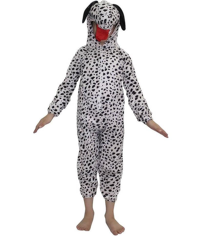 Kaku Fancy Dresses Dog Pet Animal Costume For Kids - Black & White, 3 - 4 Years | Animal Fancy Dress For Boys & Girls view 2