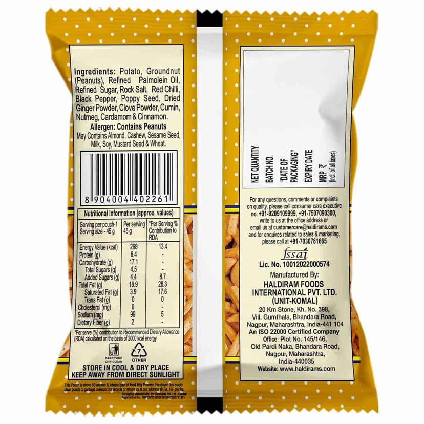 Haldiram Farali Chiwda Standy 200 Gm- Pack of 10 view 2