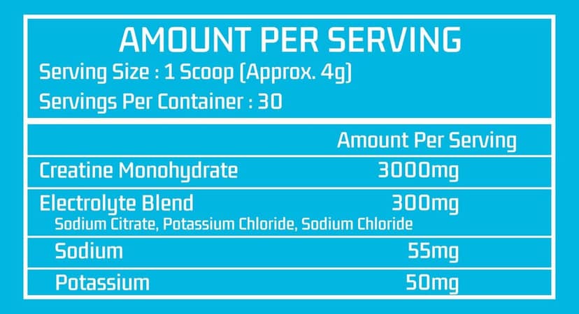 Myfitness 100% Micronized Creatine Monohydrate | 30 Servings | Flavoured | 120g | Creatine Powder With Added Electrolytes view 7