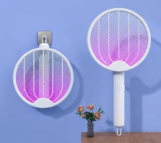 GLOWSERIE Electric Mosquito Killer Racket with LED Light